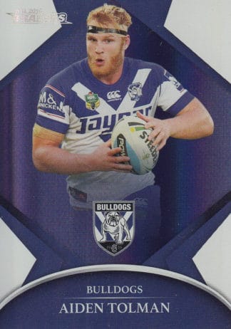 2016 NRL Traders Silver Parallels - P030 Aiden Tolman Canterbury Bulldogs