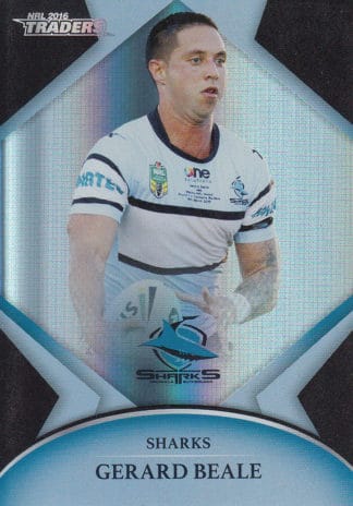 2016 NRL Traders Silver Parallels - P033 Gerard Beale Cronulla Sharks