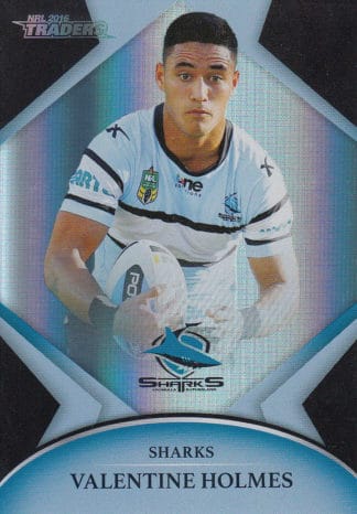 2016 NRL Traders Silver Parallels - P039 Valentine Holmes Cronulla Sharks