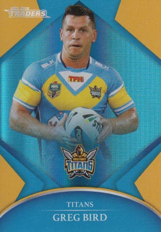 2016 NRL Traders Silver Parallels - P042 Greg Bird Gold Coast Titans