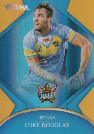2016 NRL Traders Silver Parallels - P044 Luke Douglas Gold Coast Titans