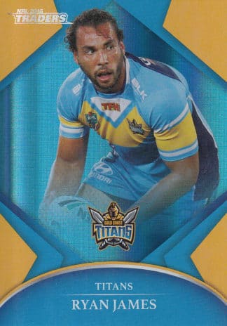 2016 NRL Traders Silver Parallels - P047 Ryan James Gold Coast Titans