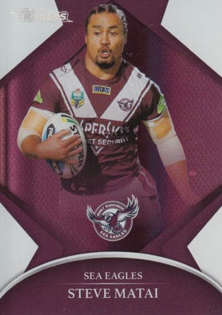 2016 NRL Traders Silver Parallels - P057 Steve Matai Manly Sea Eagles