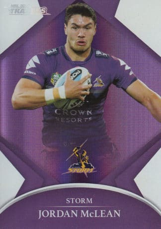 2016 NRL Traders Silver Parallels - P067 Jordan McLean Melbourne Storm