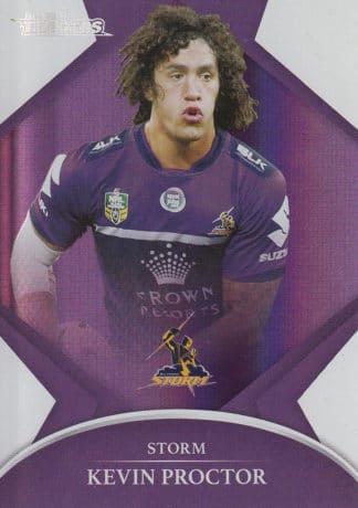 2016 NRL Traders Silver Parallels - P068 Kevin Proctor Melbourne Storm