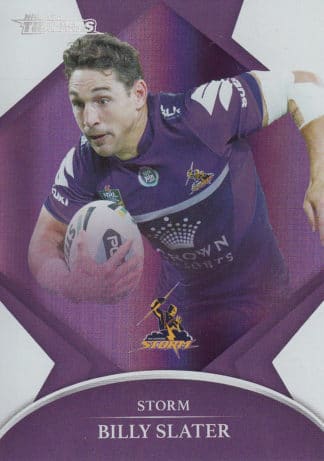 2016 NRL Traders Silver Parallels - P069 Billy Slater Melbourne Storm