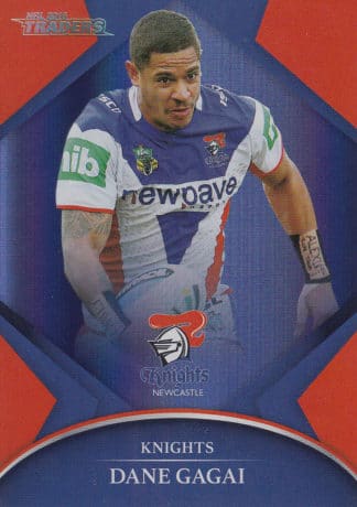 2016 NRL Traders Silver Parallels - P072 Dane Gagai Newcastle Knights