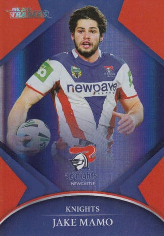 2016 NRL Traders Silver Parallels - P073 Jake Mamo Newcastle Knights