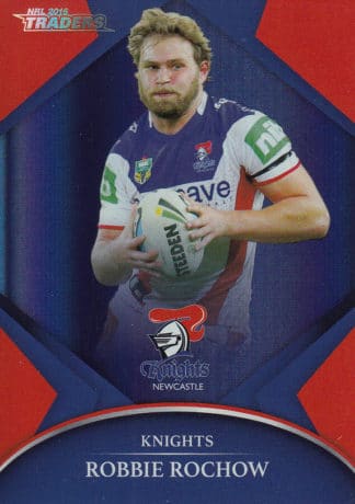 2016 NRL Traders Silver Parallels - P076 Robbie Rochow Newcastle Knights