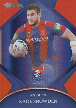 2016 NRL Traders Silver Parallels - P079 Kade Snowden Newcastle Knights