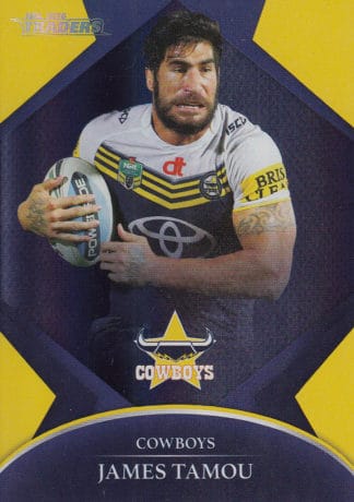 2016 NRL Traders Silver Parallels - P088 James Tamou North Qld Cowboys