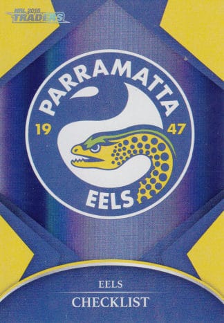2016 NRL Traders Silver Parallels - P091 Checklist Parramatta Eels