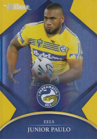 2016 NRL Traders Silver Parallels - P096 Junior Paulo Parramatta Eels