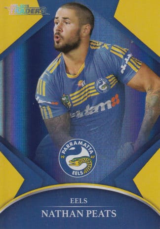 2016 NRL Traders Silver Parallels - P097 Nathan Peats Parramatta Eels