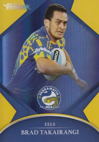 2016 NRL Traders Silver Parallels - P099 Brad Takairangi Parramatta Eels