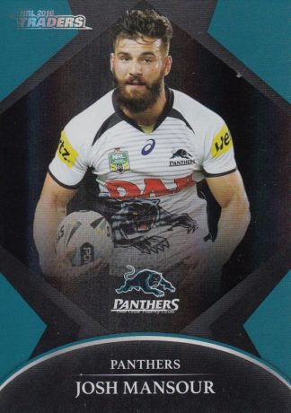 2016 NRL Traders Silver Parallels - P103 Josh Mansour Penrith Panthers