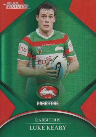 2016 NRL Traders Silver Parallels - P117 Luke Keary South Sydney Rabbitohs