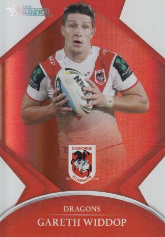 2016 NRL Traders Silver Parallels - P130 Gareth Widdop St George Dragons