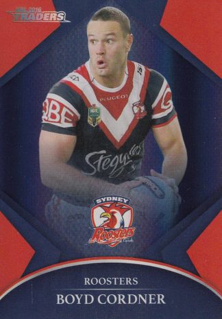 2016 NRL Traders Silver Parallels - P133 Boyd Cordner Sydney Roosters