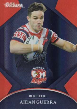 2016 NRL Traders Silver Parallels - P136 Aidan Guerra Sydney Roosters