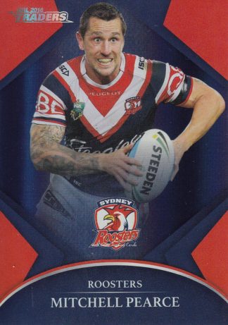 2016 NRL Traders Silver Parallels - P139 Mitchell Pearce Sydney Roosters