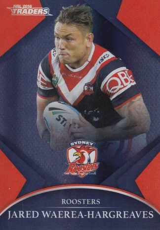 2016 NRL Traders Silver Parallels - P140 Jared Waerea-Hargreaves Sydney Roosters
