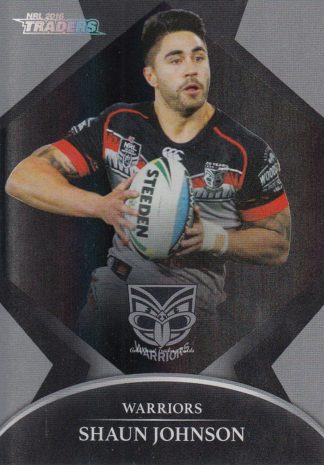 2016 NRL Traders Silver Parallels - P143 Shaun Johnson Warriors