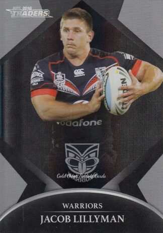 2016 NRL Traders Silver Parallels - P145 Jacob Lillyman Warriors