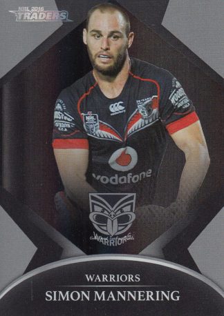 2016 NRL Traders Silver Parallels - P147 Simon Mannering Warriors