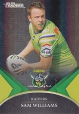 2016 NRL Traders Black Parallel - PS10 Sam Williams Canberra Raiders