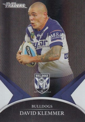 2016 NRL Traders Black Parallel - PS13 David Klemmer Canterbury Bulldogs