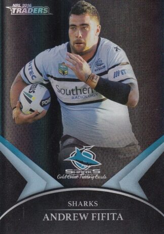 2016 NRL Traders Black Parallel - PS17 Andrew Fifita Cronulla Sharks