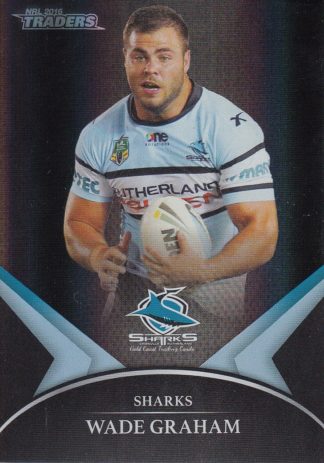 2016 NRL Traders Black Parallel - PS19 Wade Graham Cronulla Sharks