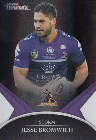 2016 NRL Traders Black Parallel - PS31 Jesse Bromwich Melbourne Storm