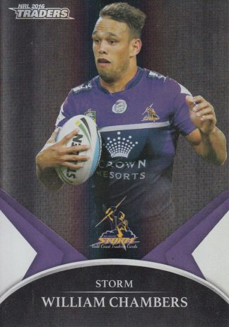 2016 NRL Traders Black Parallel - PS32 Will Chambers Melbourne Storm
