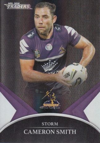 2016 NRL Traders Black Parallel - PS35 Cameron Smith Melbourne Storm
