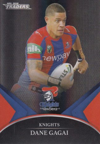 2016 NRL Traders Black Parallel - PS36 Dane Gagai Newcastle Knights