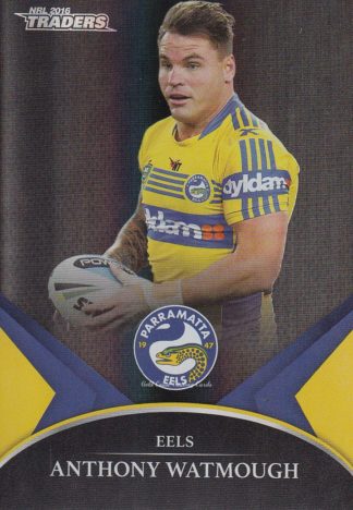 2016 NRL Traders Black Parallel - PS50 Anthony Watmough Parramatta Eels