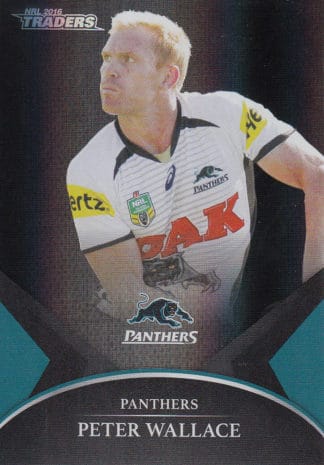 2016 NRL Traders Black Parallel - PS55 Peter Wallace Penrith Panthers