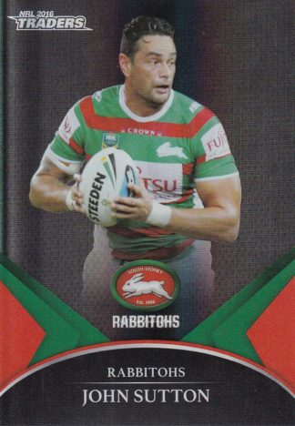 2016 NRL Traders Black Parallel - PS60 John Sutton South Sydney Rabbitohs