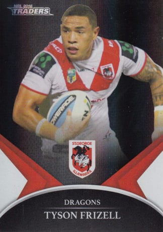 2016 NRL Traders Black Parallel - PS63 Tyson Frizell St George Dragons