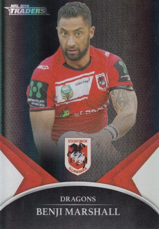 2016 NRL Traders Black Parallel - PS64 Benji Marshall St George Dragons