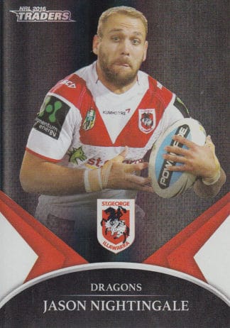 2016 NRL Traders Black Parallel - PS65 Jason Nightingale St George Dragons