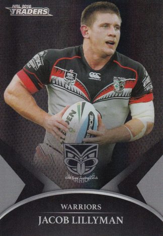 2016 NRL Traders Black Parallel - PS73 Jacob Lillyman Warriors