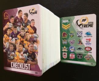 2016 NRL Xtreme Base Set - 193 Common Cards