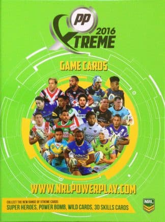 2016 NRL Xtreme Album With Full Base Set - 193 Common Cards
