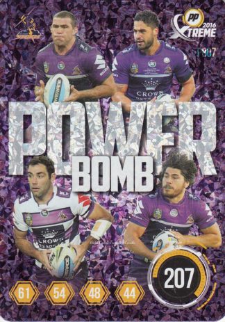 2016 NRL Xtreme Power Bomb Team - PB07 Smith, Bromwich, Harris, Finucane