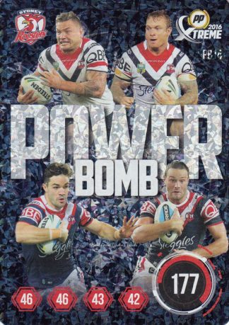 2016 NRL Xtreme Power Bomb Team - PB14 Cordner, Guerra, Friend, Waerea-Hargreaves