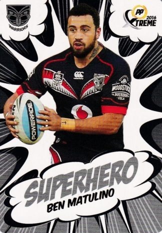2016 NRL Xtreme Superhero - SH30 Ben Matulino Warriors