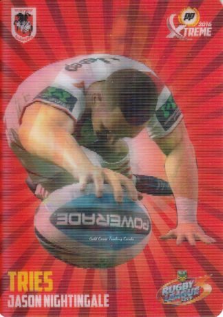 2016 NRL Xtreme Rugby League Live Skills - SK13 Jason Nightingale St George Dragons